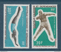 Nouvelle Calédonie - YT PA n° 106 et 107 ** - Neuf sans charnière - Poste Aérienne - 1969