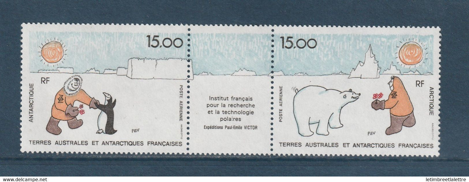 TAAF - Poste Aérienne - YT PA n° 119 et 120 A ** - neuf sans charnière - 1992