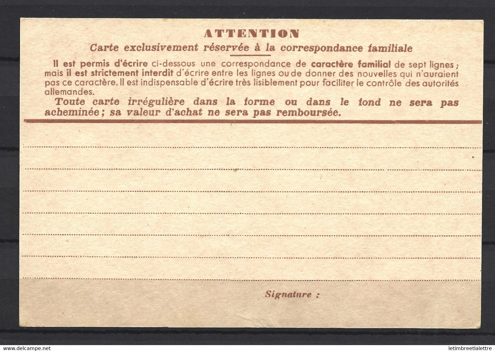 ⭐ France - Entier Postal - Carte postale - Type Iris - correspondance pour la famille ⭐