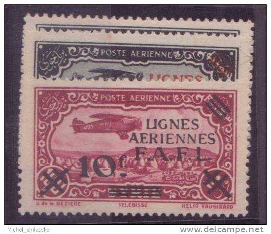 LEVANT N° 1/4* PAR AVION  NEUF AVEC CHARNIERE