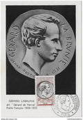 France - carte maximum - Premier jour - Gérard Labrunie - 1955