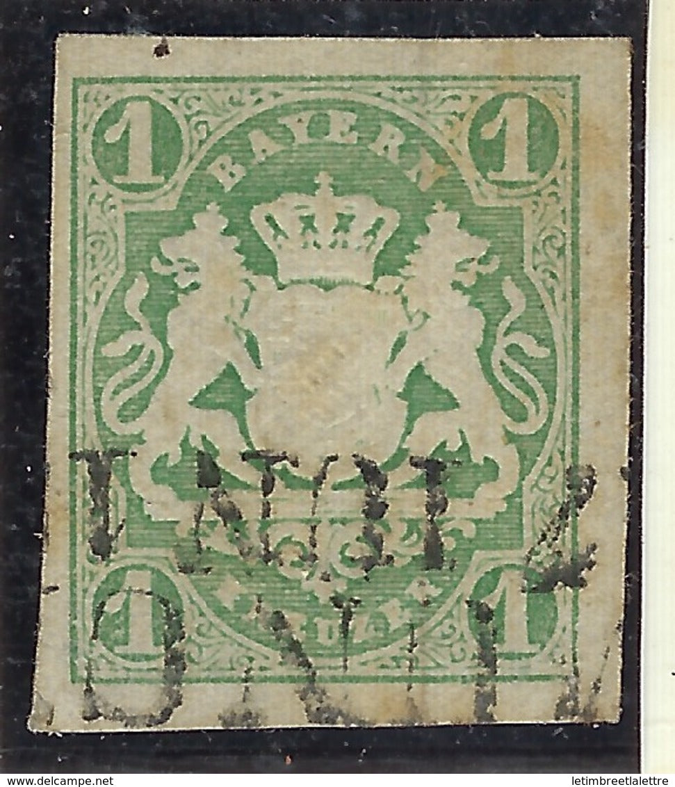 Allemagne, Bavière, N° 15 Oblitéré