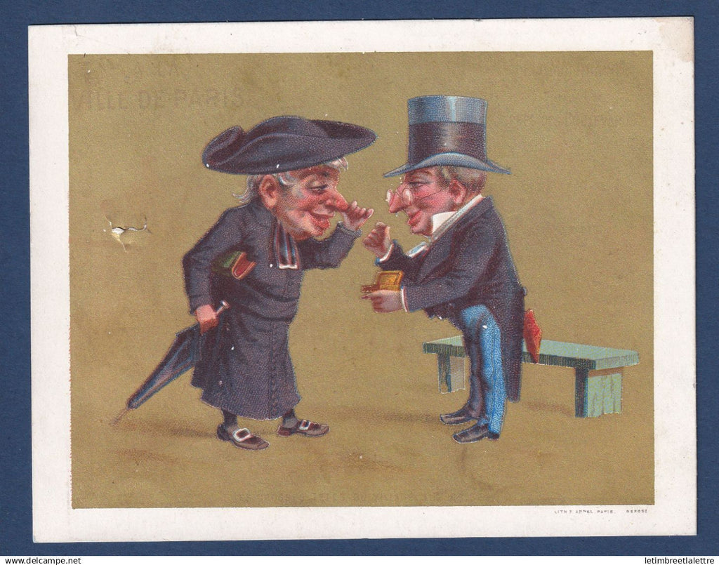 France - Carte de visite - Appel - A la ville de Paris - Nouveautés - Comptoirs récemment ouverts - Modes et coiffures