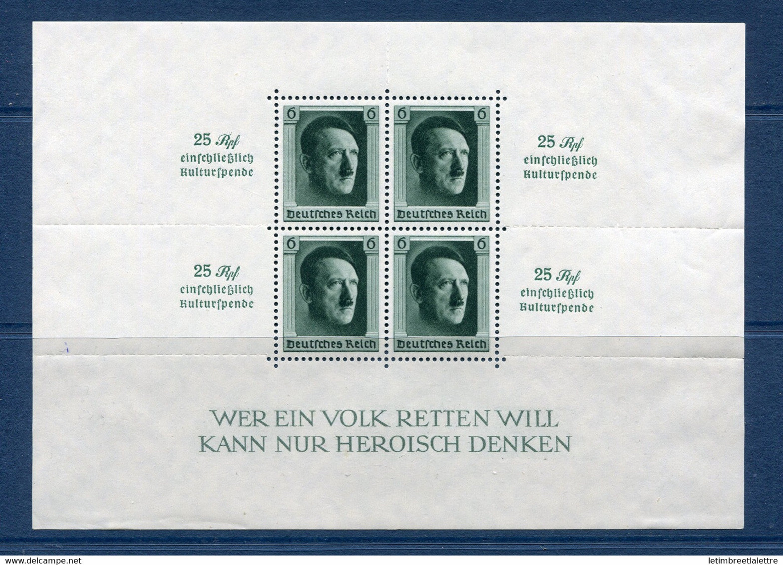 Allemagne - Bloc - YT n° 10 ** - neuf sans charnière - TB - 1937