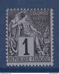 Colonies Générales - YT n° 46 * - Neuf avec charnière - 1881