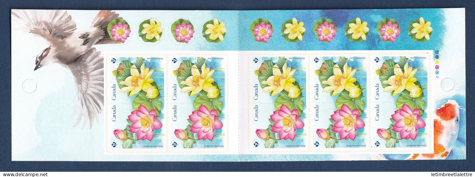 Canada - YT n° C 3484 ** - Neuf sans charnière - Fleurs de Lotus - 2018