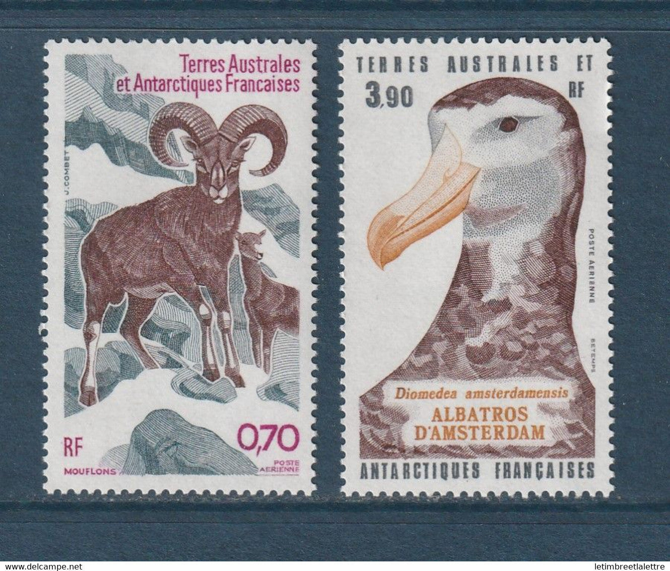 TAAF - Poste Aérienne - YT PA n° 86 et 87 ** - neuf sans charnière - 1985