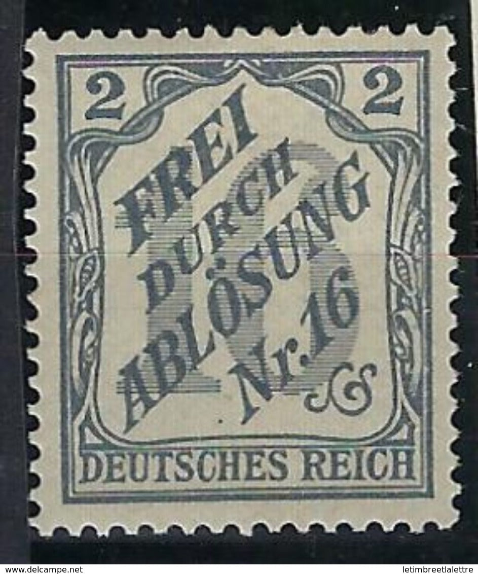 ⭐ Bade / Baden - Service - YT n° 1 * - Neuf avec charnière - TB - 1905 ⭐