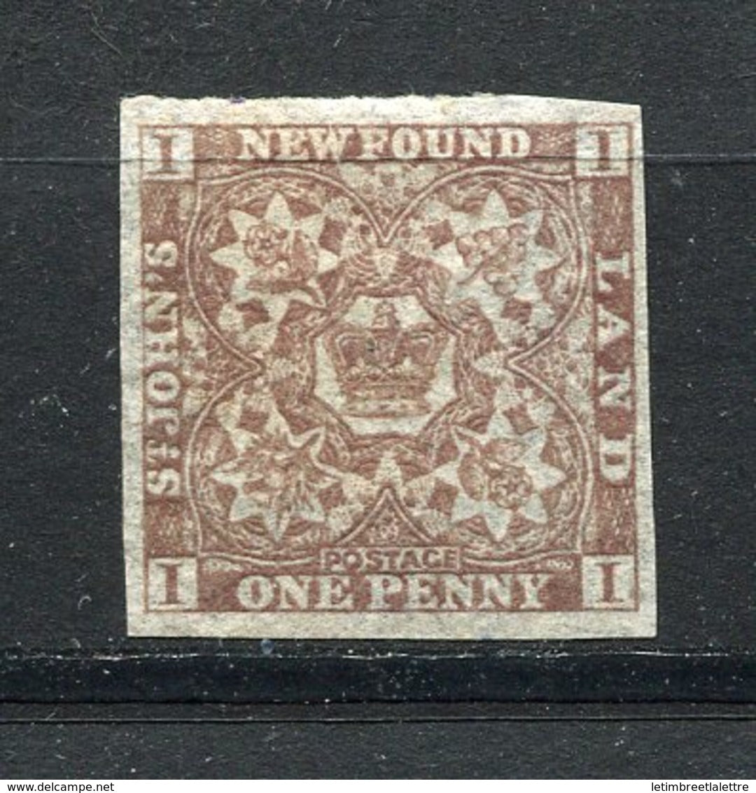 Terre Neuve - N° 13A ( * ) - Neuf sans gomme - TB - Signé