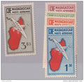 Madagascar - Poste aérienne - YT n° 1 à 4 et 5 A ** - neuf sans charnière - 1935 1938