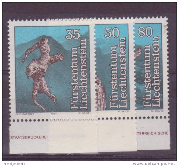 ⭐ Liechtenstein - YT n° 784 à 786 ** - Neuf sans charnière - 1984 ⭐