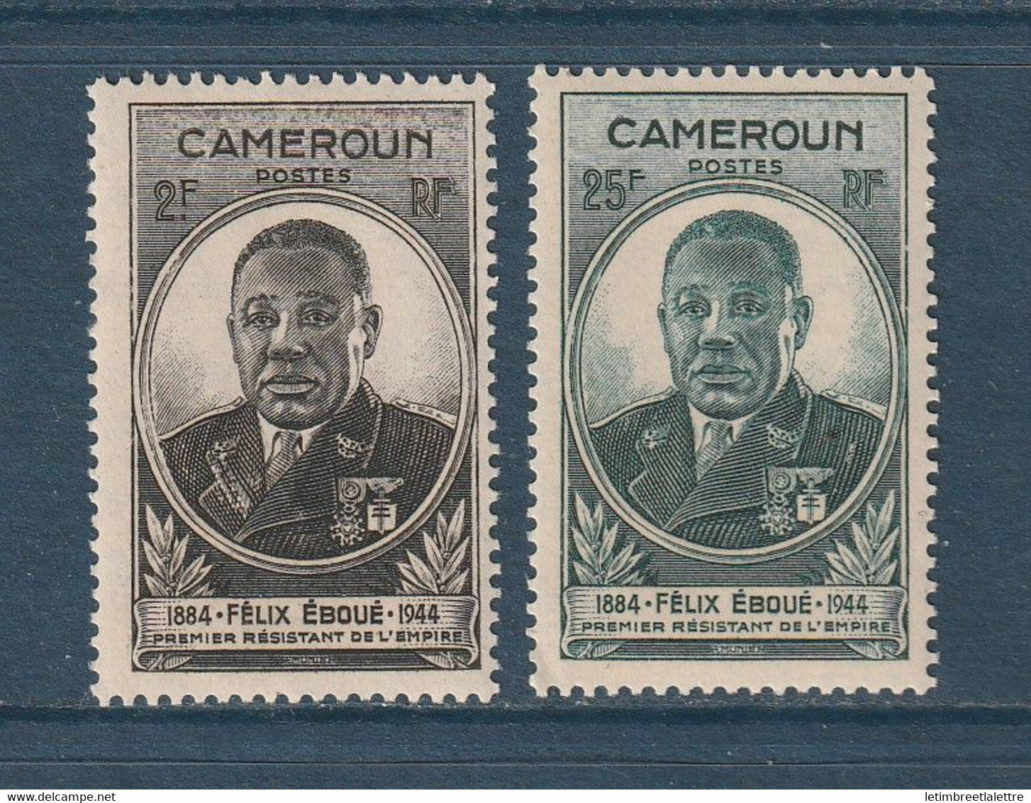 Cameroun - YT n° 274 et 275 ** - Neuf sans charnière - 1945