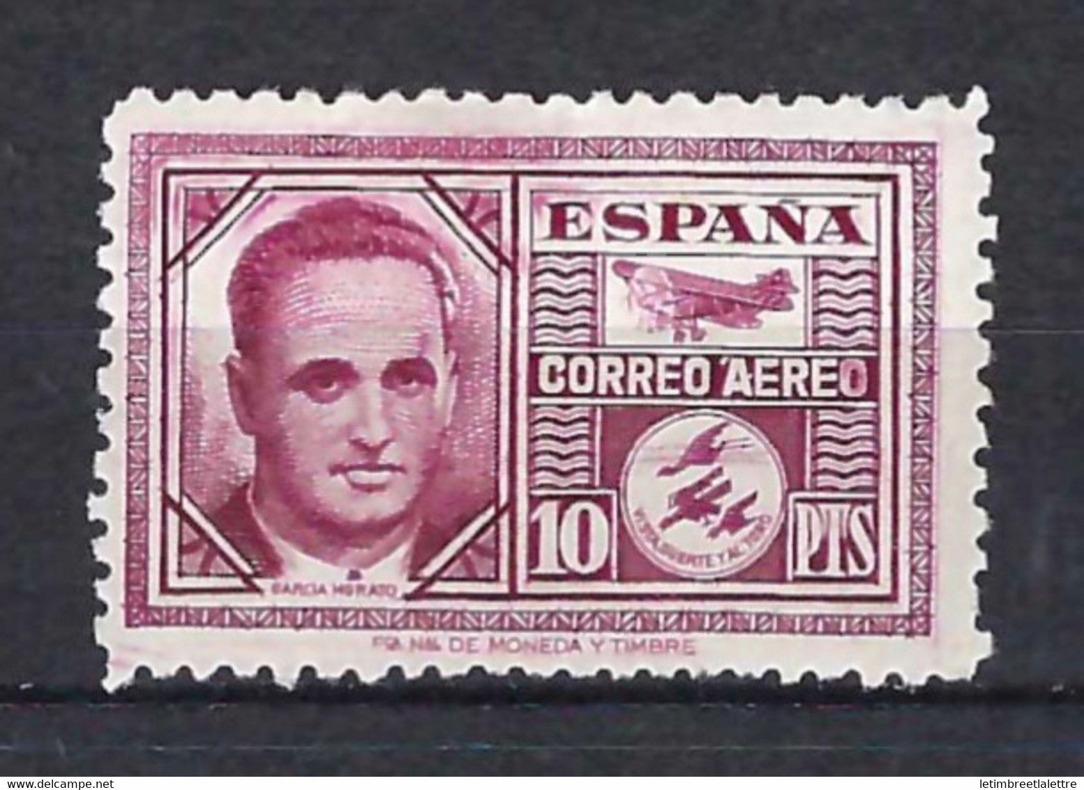 ⭐ Espagne - Poste Aérienne - YT n° 232 ** - Neuf sans charnière - 1945 ⭐