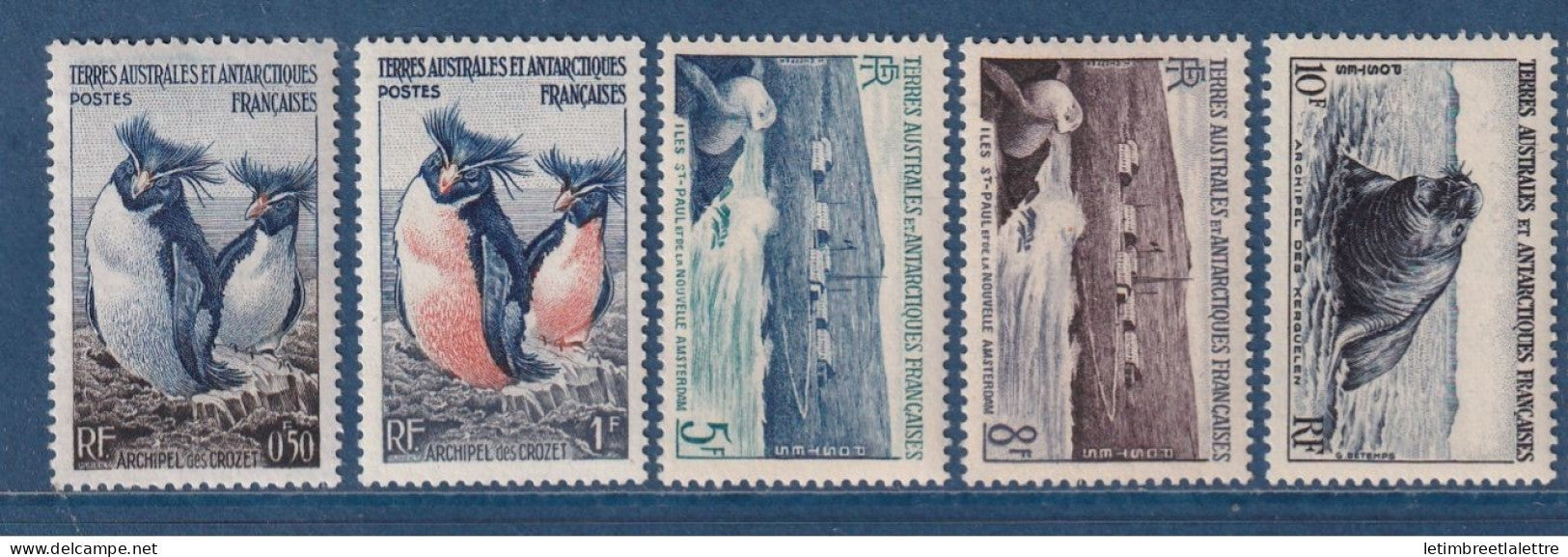 TAAF - YT n° 2 à 6 ** - Neuf sans charnière - 1956