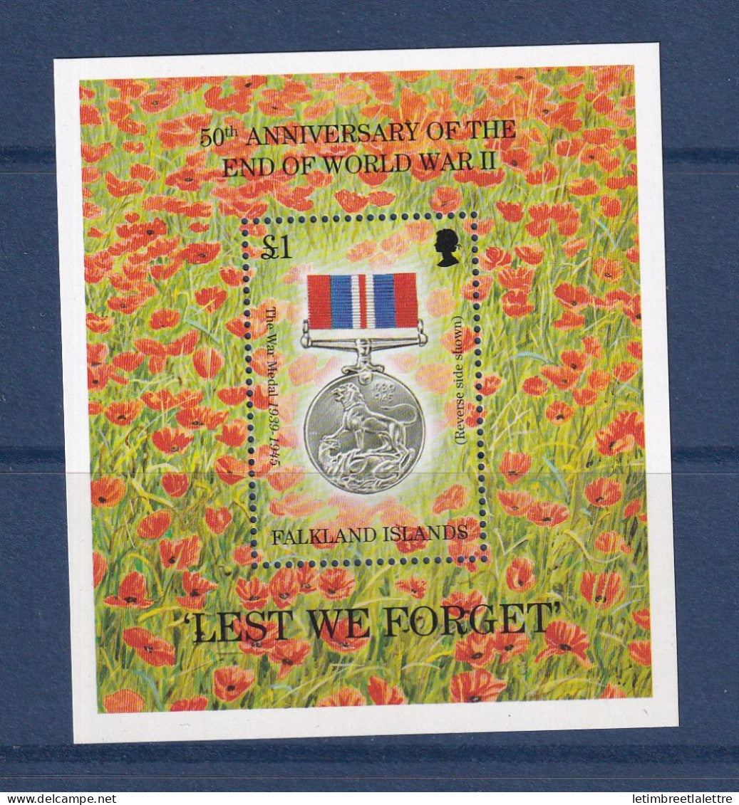 Falkland - bloc - YT n° 12 ** - neuf sans charnière - 1995