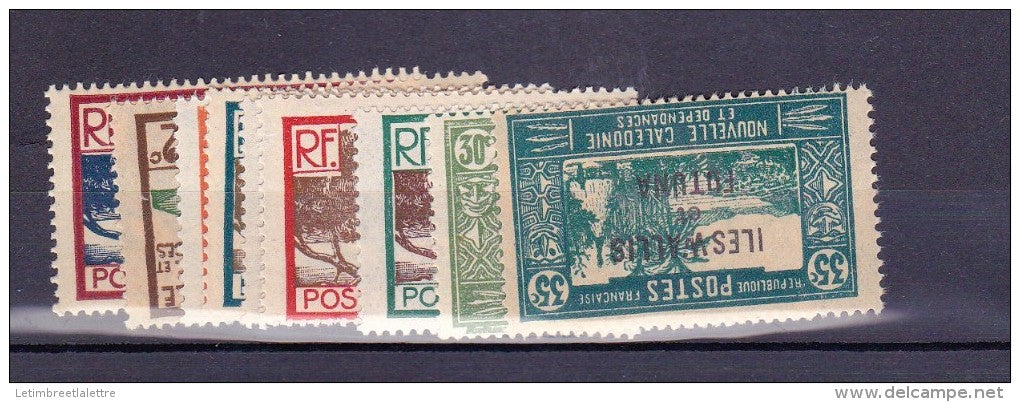Wallis et futuna n° 43 à 51A