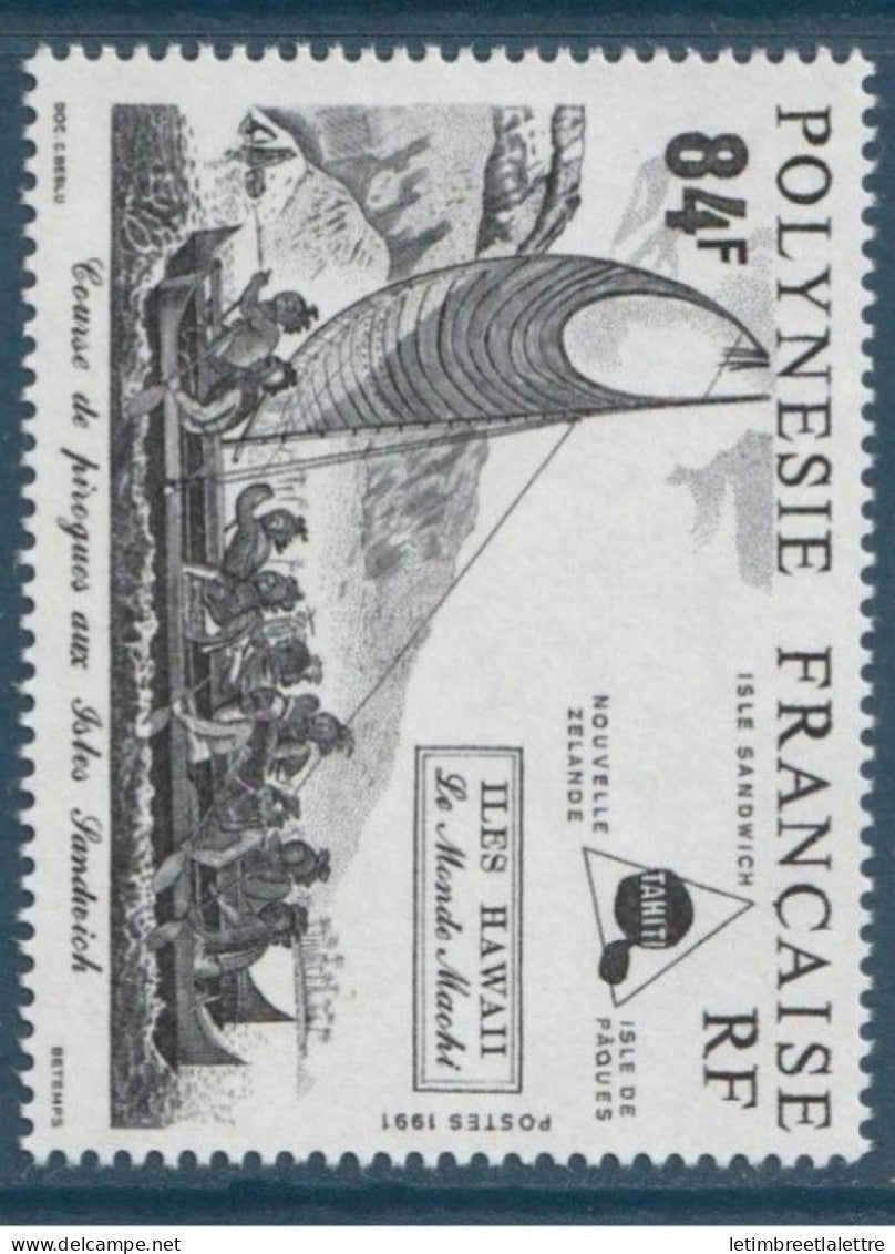 Polynésie Française - YT n° 380 ** - Neuf sans charnière - 1991