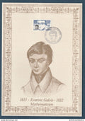 ⭐ France - Document Philatélique - Premier Jour - FDC soie - Evariste Galois - Mathématicien - 1984 ⭐