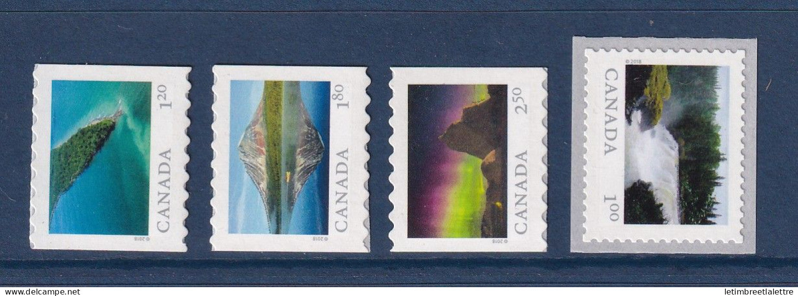 Canada - YT n° 3461 et 3462 et 3463 et 3469 ** - Neuf sans charnière - Sites - Terre de nos aïeux - 2018