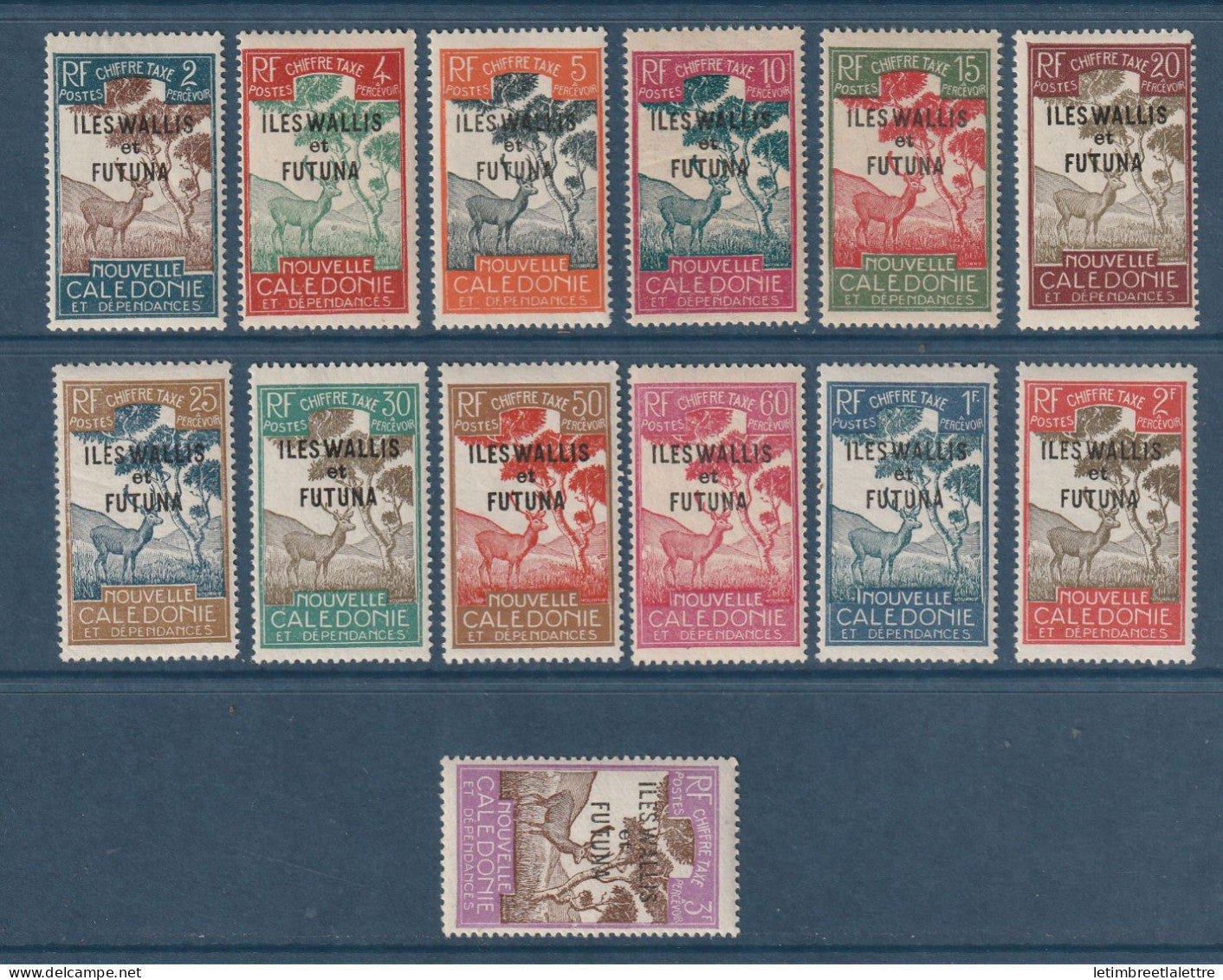 Wallis et Futuna - Taxe - YT n° 11 à 23 ** - Neuf sans charnière - 1930