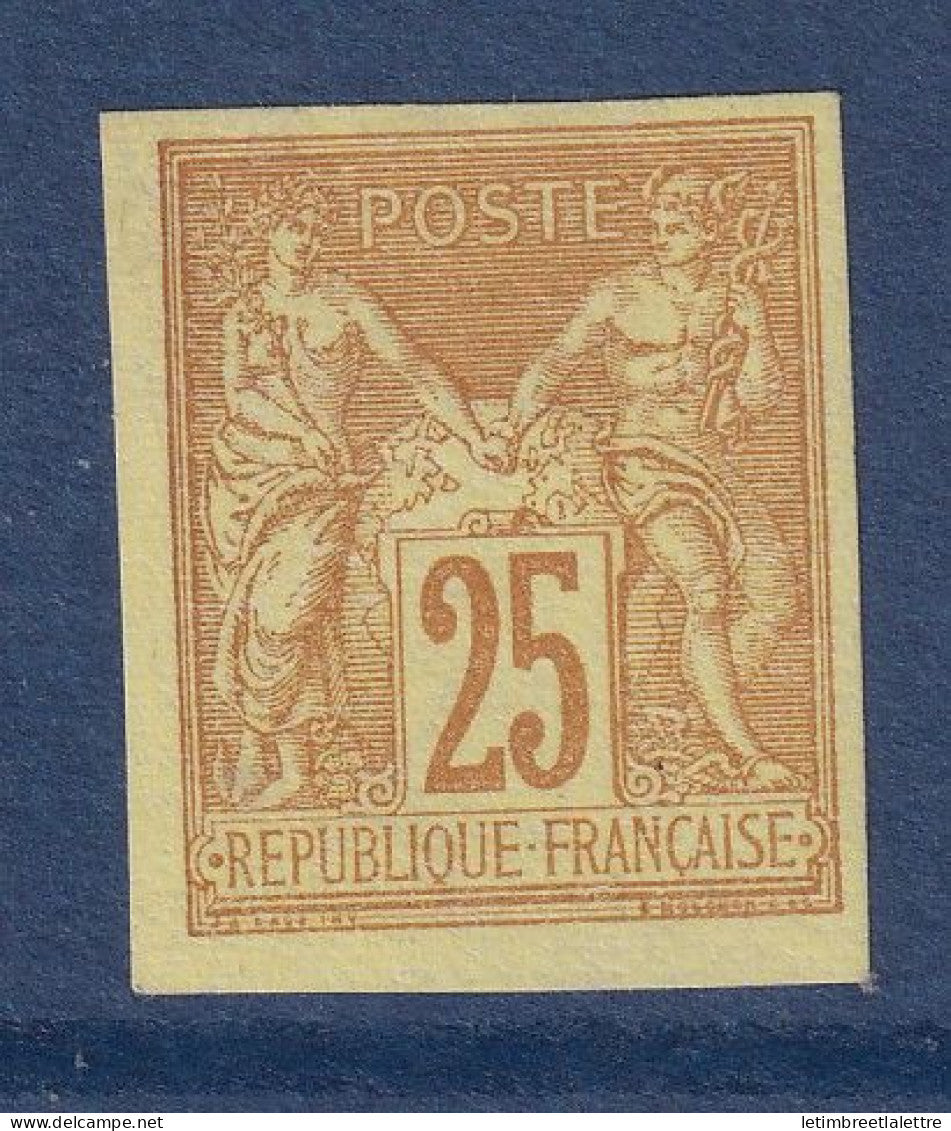 Colonies Générales - YT n° 44 * - Neuf avec charnière - Signé - 1878 1880