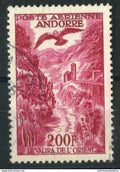 Andorre - Poste aérienne - YT n° 3 - oblitéré - 1950