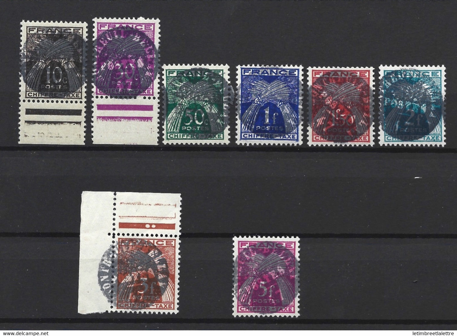 ⭐ France - Libération - Montreuil Bellay - neuf sans charnière - émission sur timbres taxe de 1943 ⭐