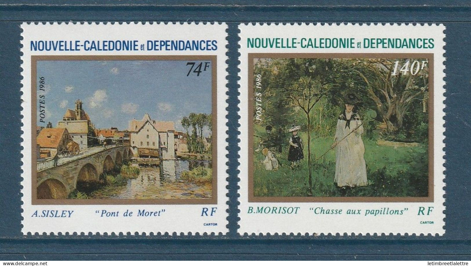 Nouvelle Calédonie - YT n° 529 et 530 ** - Neuf sans charnière - 1986