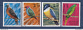 Nouvelles Hébrides - YT n° 327 , 329 , 332 et 335 ** - Neuf sans charnière - oiseaux - 1972