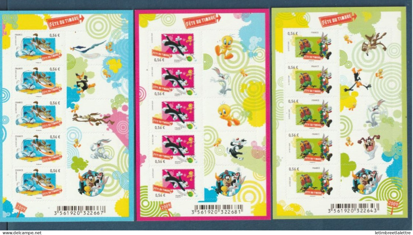 France - Adhésif - YT n° F 271 à F 273 - Neuf sans charnière - 2009