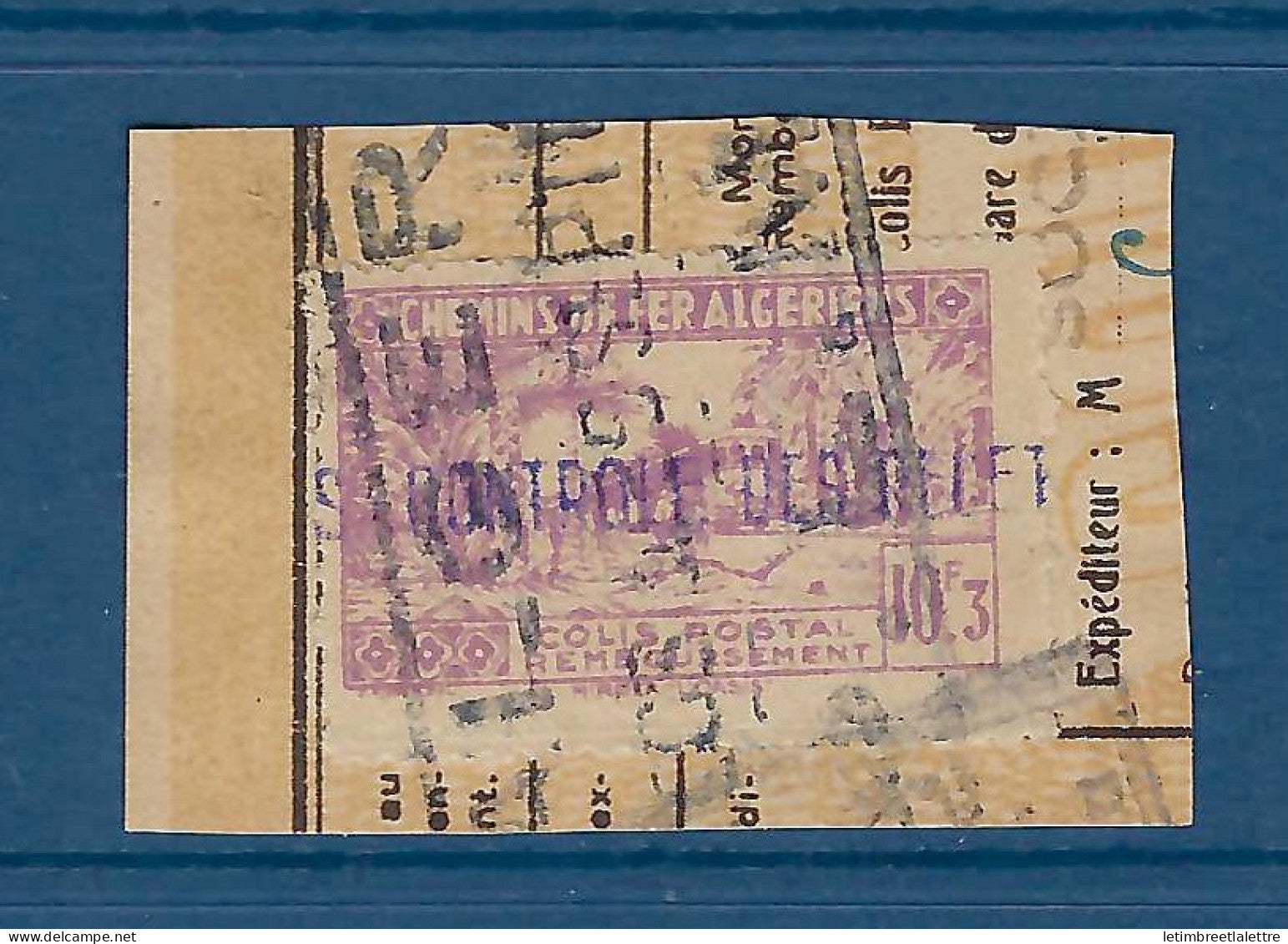 Algérie - Colis Postaux - YT n° 124 - oblitéré - 1943