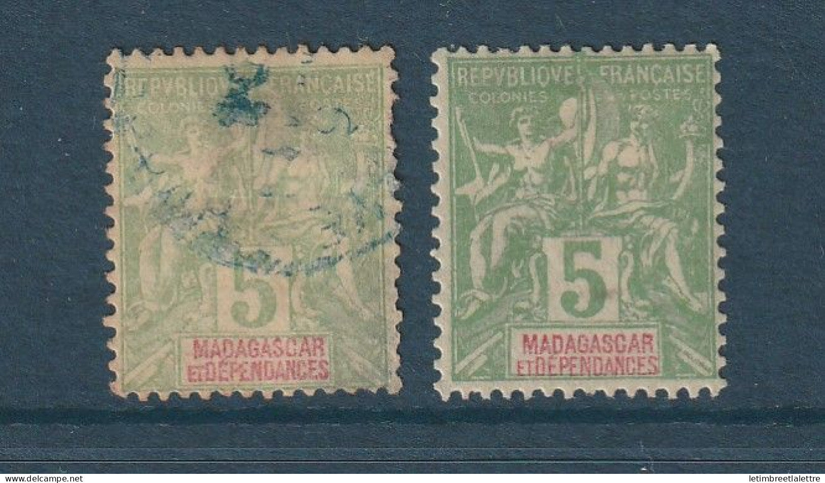 Madagascar - YT n° 31 * et oblitéré - Neuf avec charnière - 1896 1899