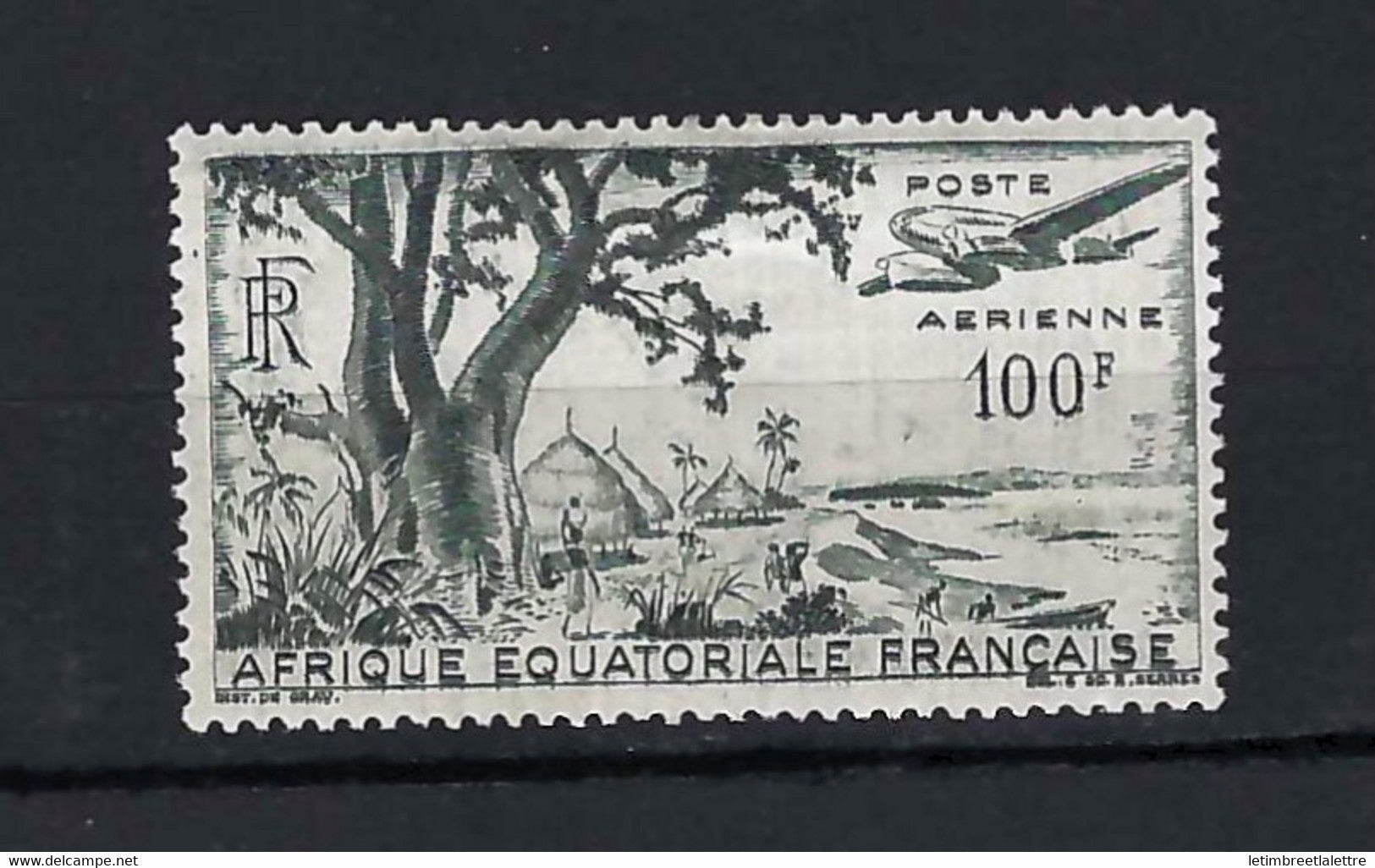 ⭐ AEF - Poste Aérienne - YT n° 51 * - Neuf avec charnière - 1947 / 1952 ⭐