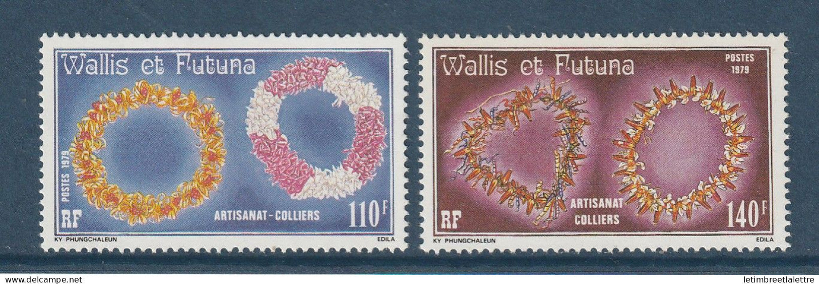 Wallis et Futuna - YT n° 241 et 242 ** - Neuf sans charnière - 1979