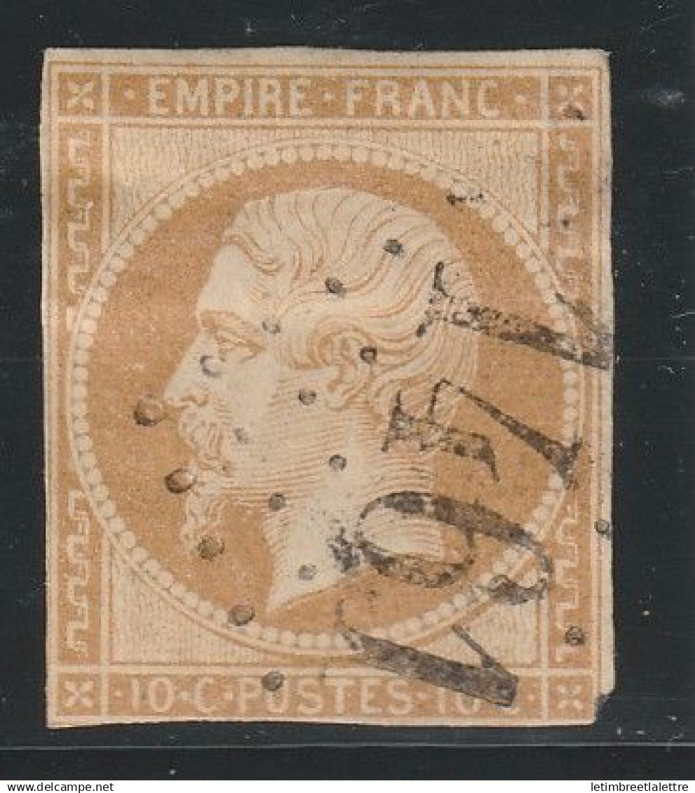 France - YT n° 13 - Oblitéré gros Chiffre GC 1461 - Eymet