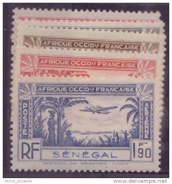 SENEGAL N° 13/17*  PAR AVION NEUF AVEC CHARNIERE