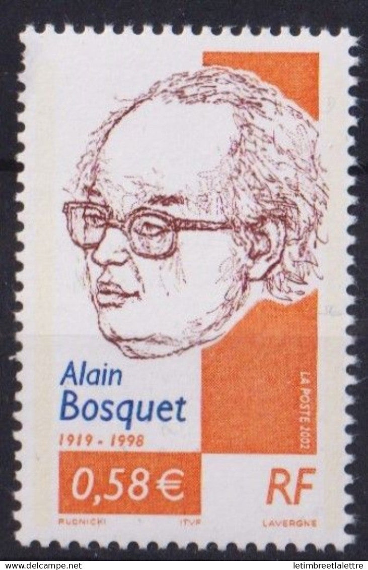 France - YT n° 3462 ** - neuf sans charnière - 2002