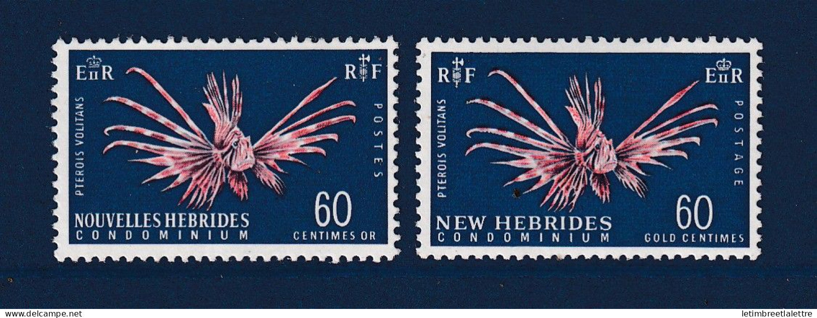 Nouvelles Hébrides - YT n° 265 et 266 ** - Neuf sans charnière - 1967