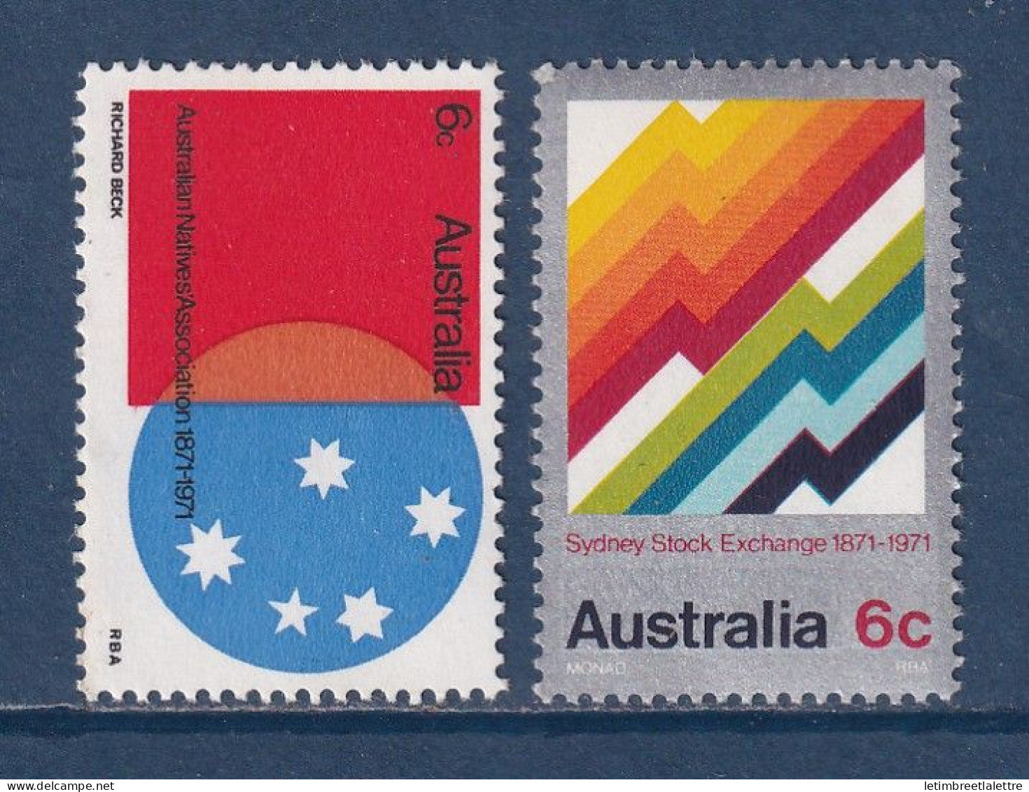 Australie - YT n° 433 et 434 ** - Neuf sans charnière - 1971