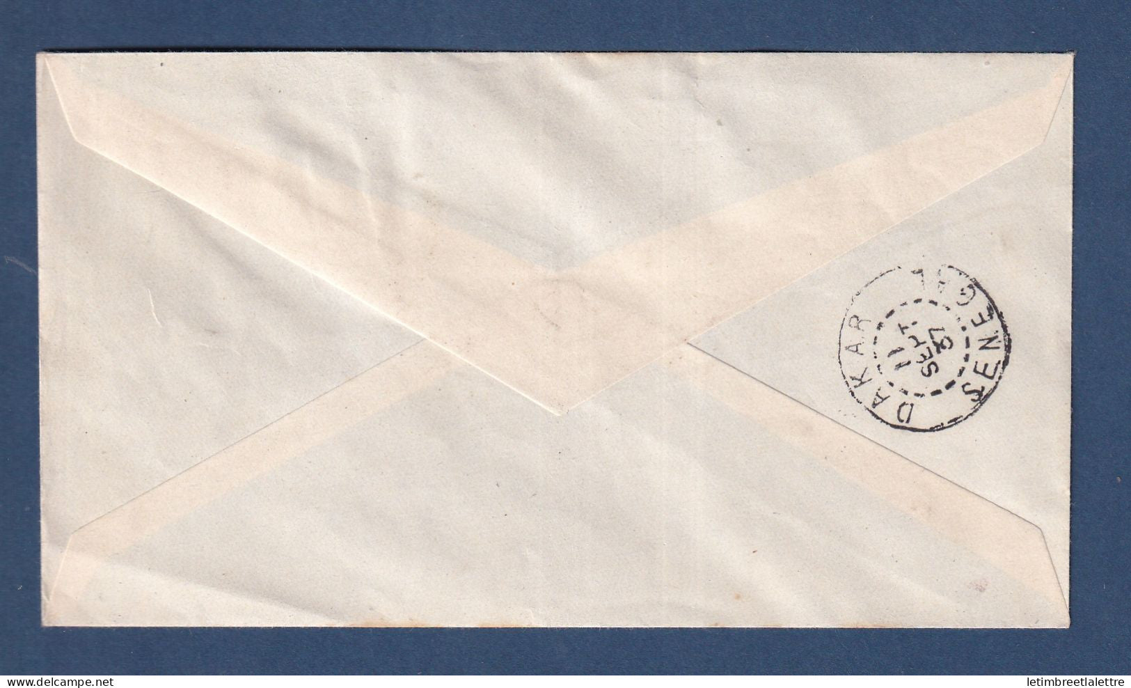 Mauritanie - Poste aérienne - Enveloppe transportée Exceptionnellement par avion militaire - Atar 1937