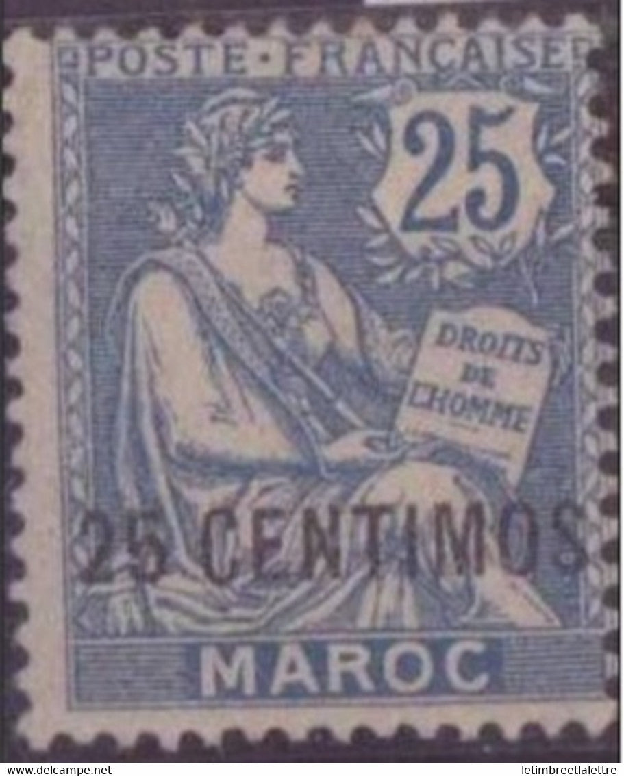 Maroc - YT n° 14 * - Neuf avec charnière - 1902 / 1903