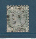 Gibraltar - YT n° 22 - Oblitéré Rabat - 1889