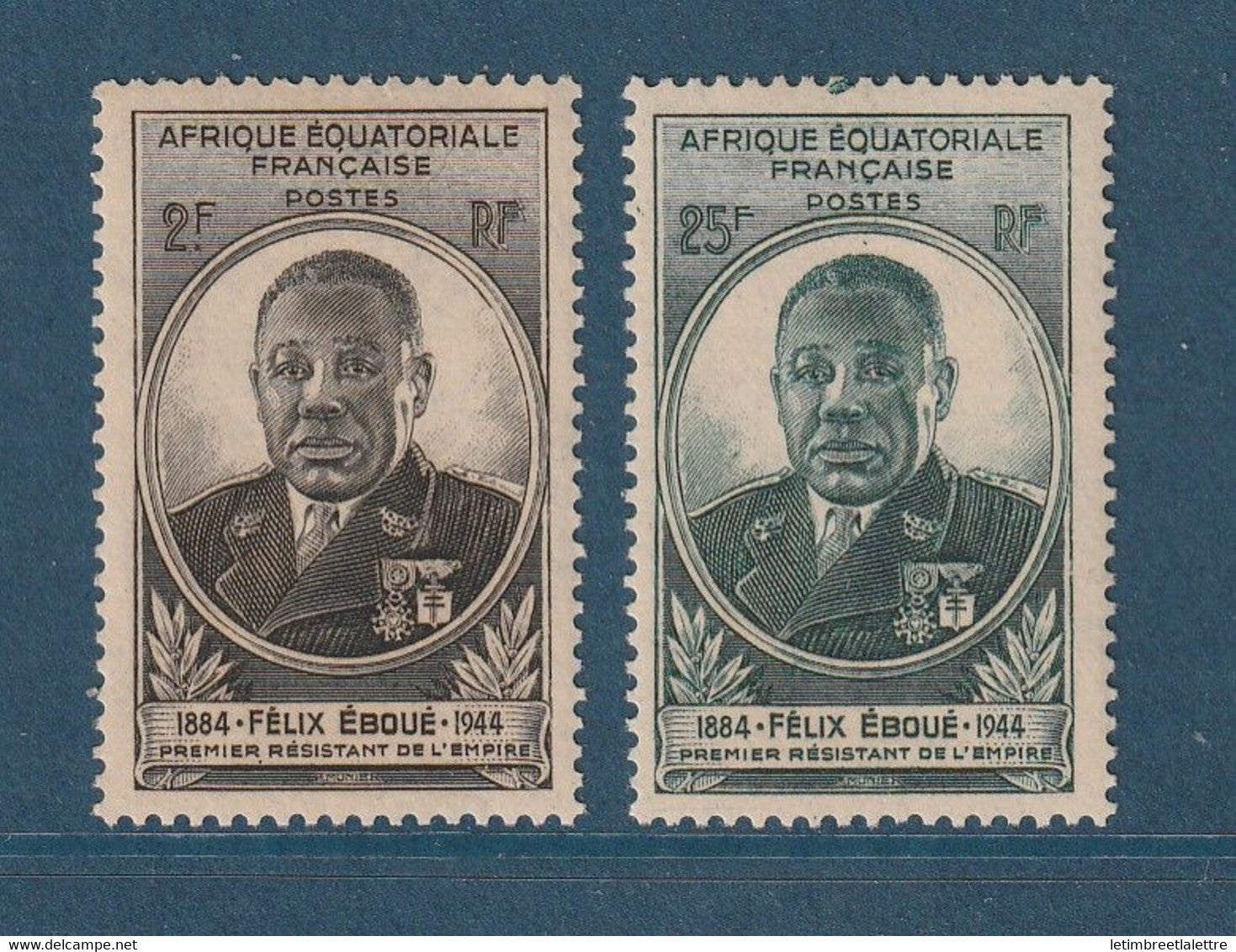 AEF - YT n° 206 et 207 ** - Neuf sans charnière - 1945