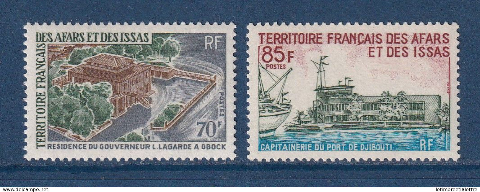 Afars et Issas - YT n° 349 et 350 ** - Neuf sans charnière - 1969