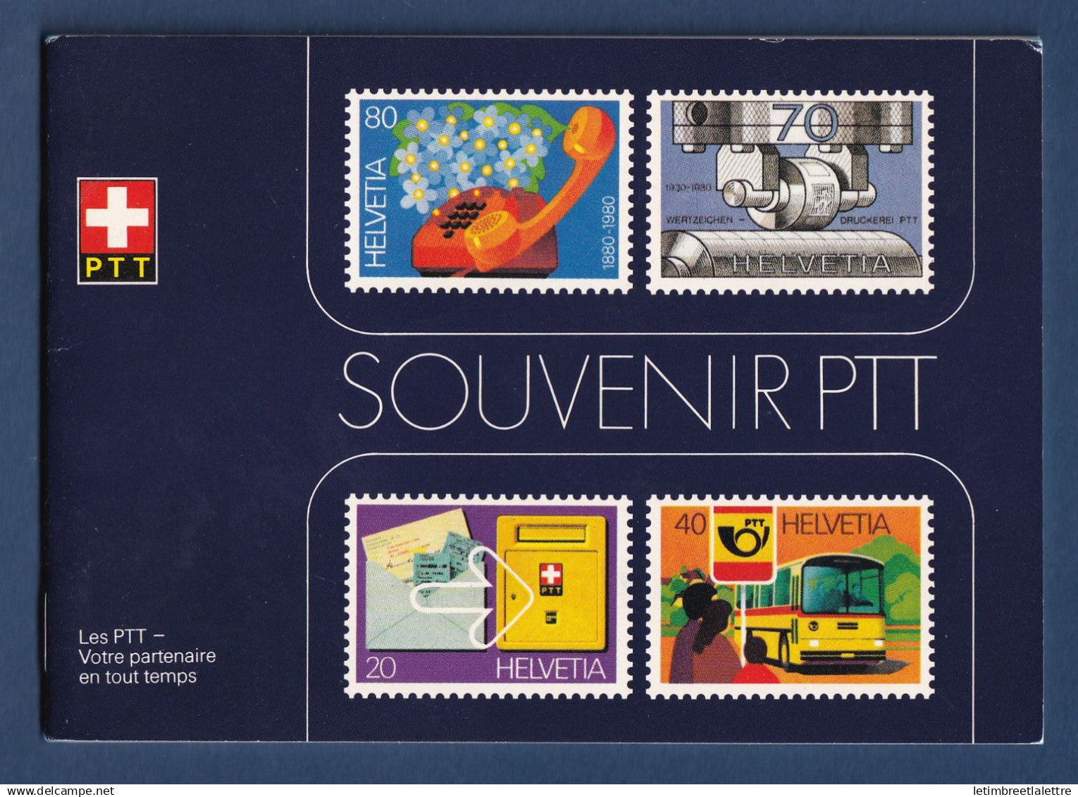 Suisse - Souvenir PTT - Avec timbre ** - Neuf sans charnière - 1980