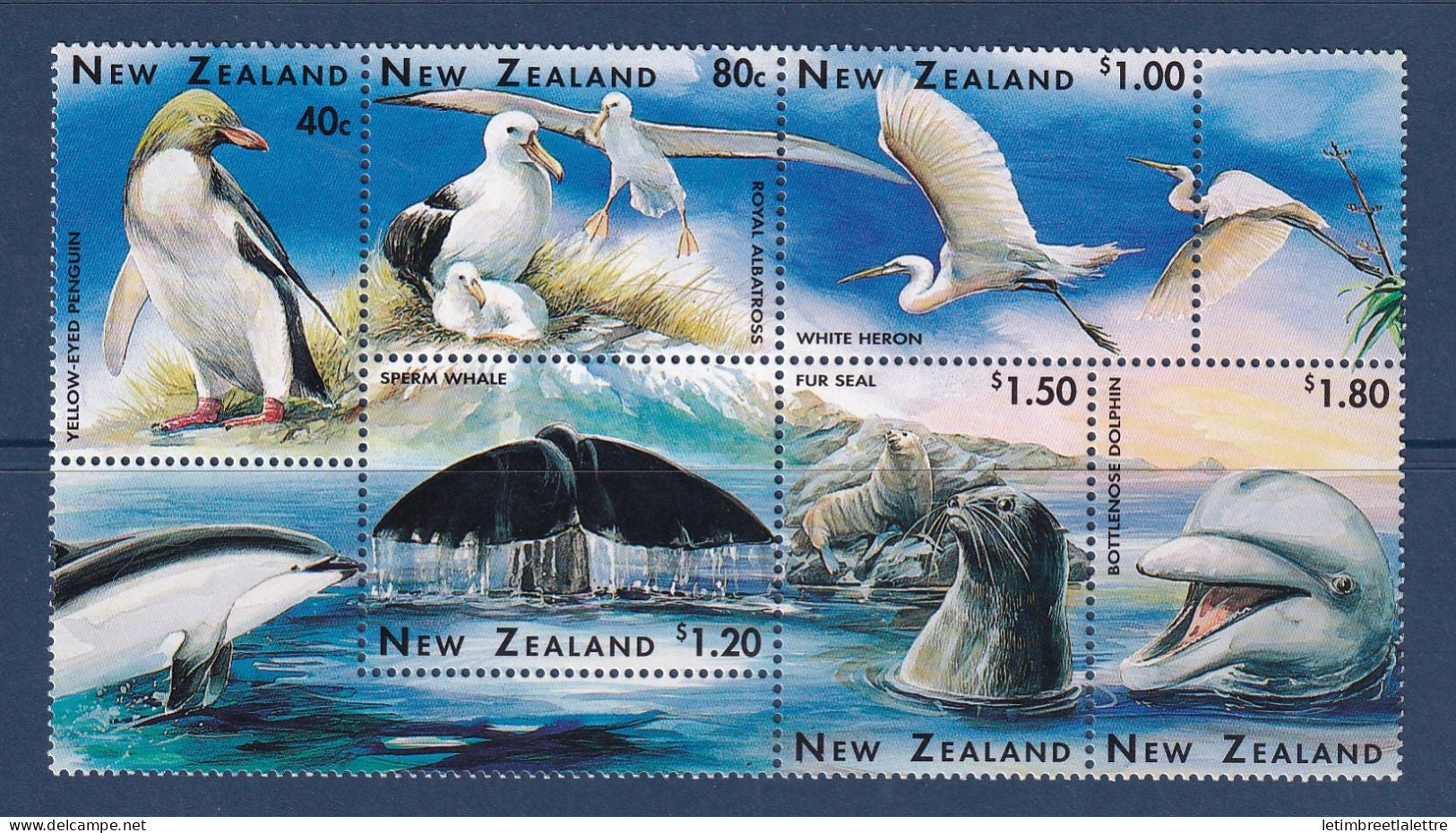 Nouvelle Zélande - YT n° 1455 à 1460 ** - Neuf sans charnière - 1996