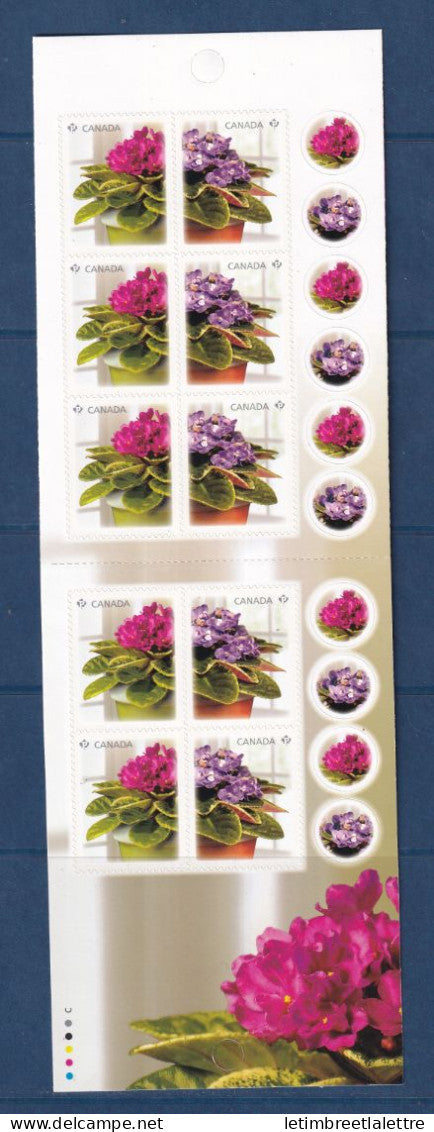 Canada - carnet - YT n° 2505 et 2506 ** ou C 2505 - neuf sans charnière - flore - 2010