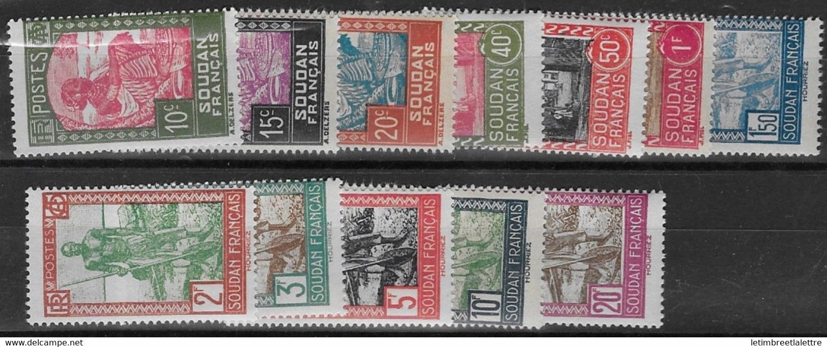 ⭐ Soudan - YT n° 64 / 65 / 66 / 70 / 72 / 79 / 81 et 84 à 88 ** - Neuf sans charnière - 1931 / 1938 ⭐