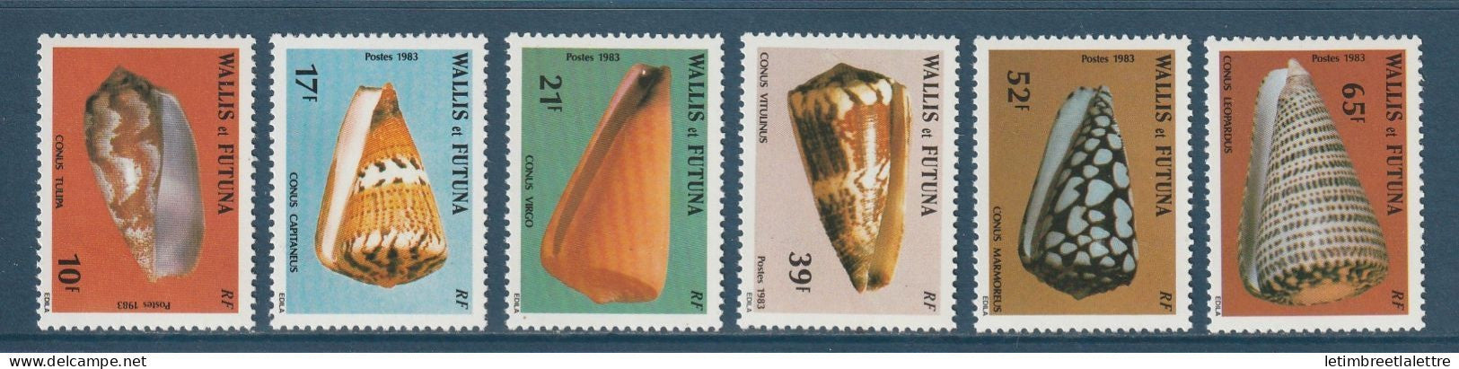 Wallis et Futuna - YT n° 306 à 311 ** - neuf sans charnière - 1983