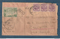 Myanmar - Birmanie - Burma - enveloppe par avion pour Calcutta ( Inde ) - bel affranchissement - 1957